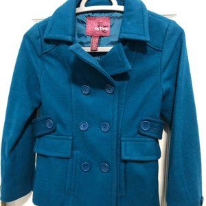 Epic Threads dark teal blue girls' peacoat